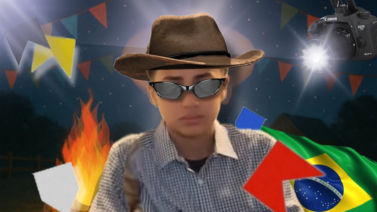 FOMOS PARA UMA RESENHA JUNINA NO BRASIL!!!