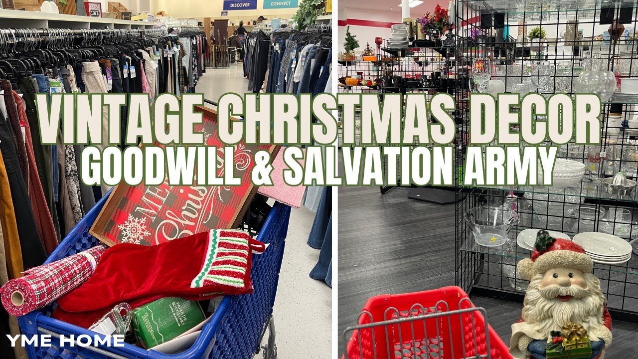 THRIFT with ME at Goodwill & Salvation Army/ Thrifting HOME DECOR HAUL ...