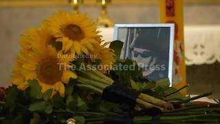 Memorial service held in Kyiv for Polish volunteer Marek Rusek-Wolski