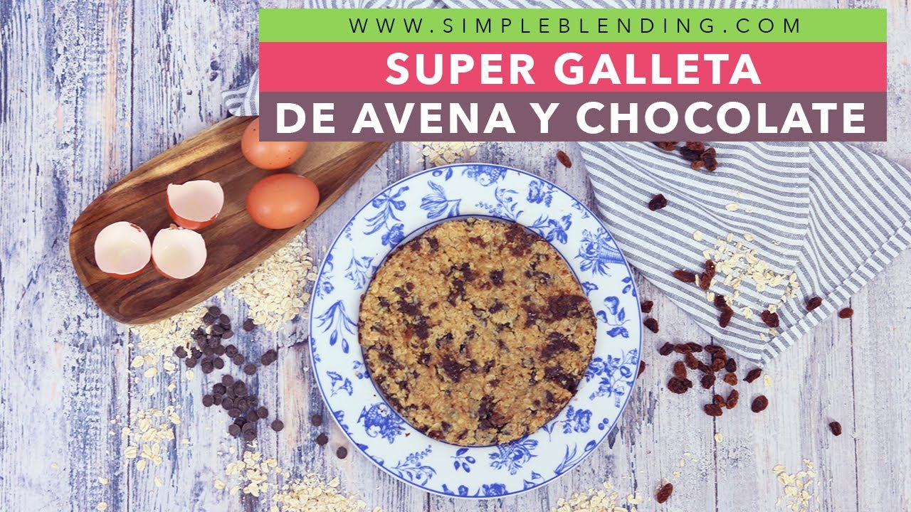 MEGA COOKIE DE AVENA Y CHOCOLATE EN SARTÉN | Cómo cocinar galletas en sartén