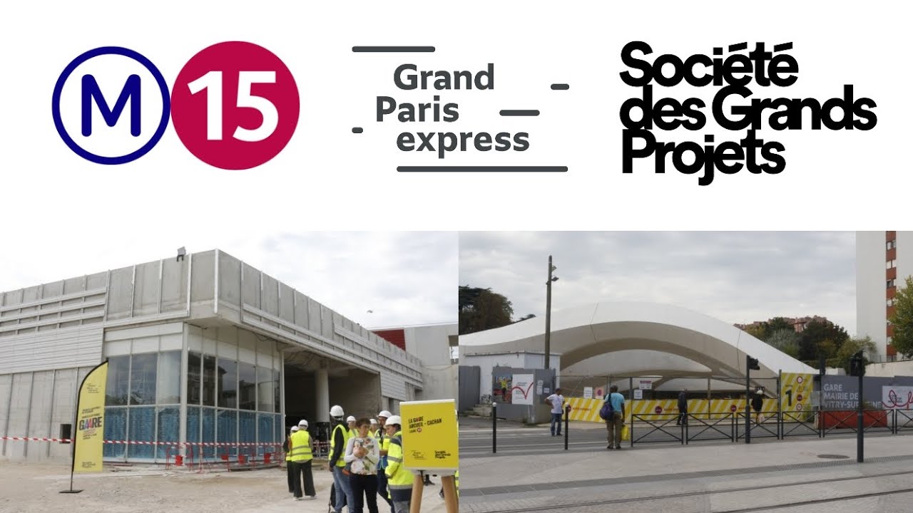 [GPE]Visites des Gares d'Arcueil-Cachan et de Vitry-Sur-Seine sur la ligne 15 sud du Métro 🚇