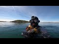 Spearfishing Oban Scotland , Seeing my first octopus , west coast scallops   Part 2 (Episode 24)