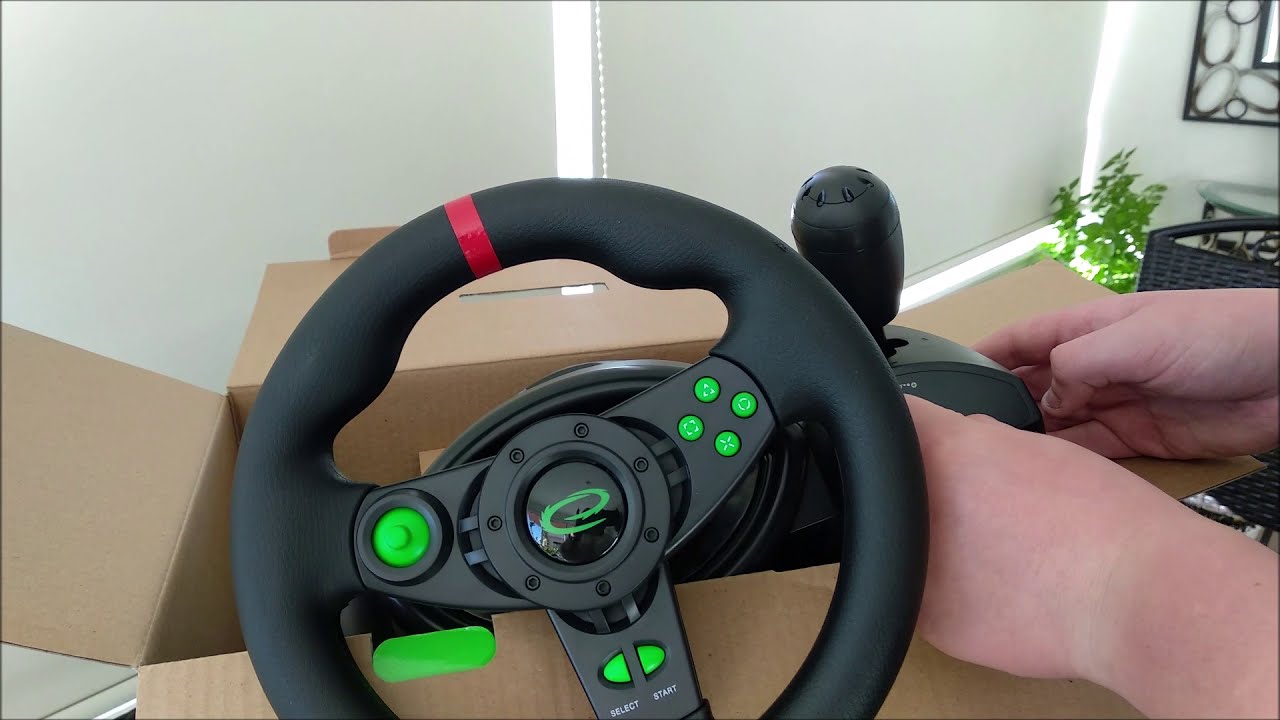 Τιμόνι για pc gaming Greek Unboxing (Esperanza Steering Wheel