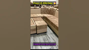 Cheapest Luxury L Corner Sofa 