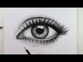 كيفية رسم عين واقعية