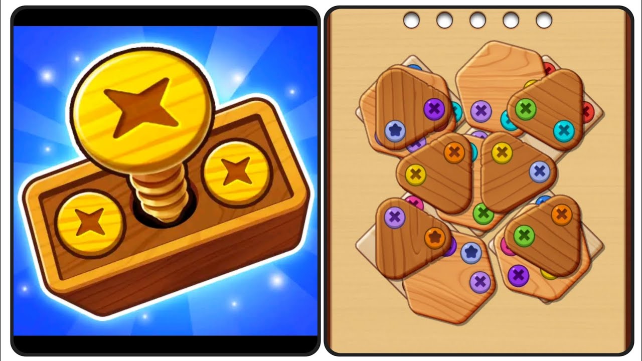 Color Wood Screw Puzzle Answers || Color Wood Screw Hard Level 119 Game ...