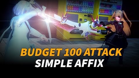 PSO2 Global - Simple Cheap Affix / Augments Unit 4slot with 100 ATK + 5PP