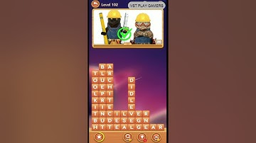 word swipe pic puzzle  2020  gameplay part 4 (101 to 150 levels) - vst play gamers