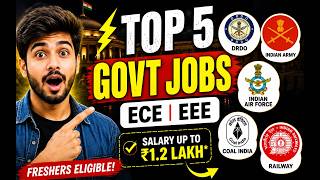 Highest Paying Government Jobs for Electronics & Electrical Engineers 2026 🔥 Salary Up to 1.2 Lakh
