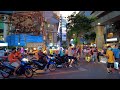 4K 🇹🇭 Walking Bangkok&#39;s Bustling City Center | Silom Area | Thailand 2023