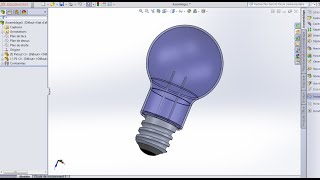 solidworks tutorial # light bulb---part -1