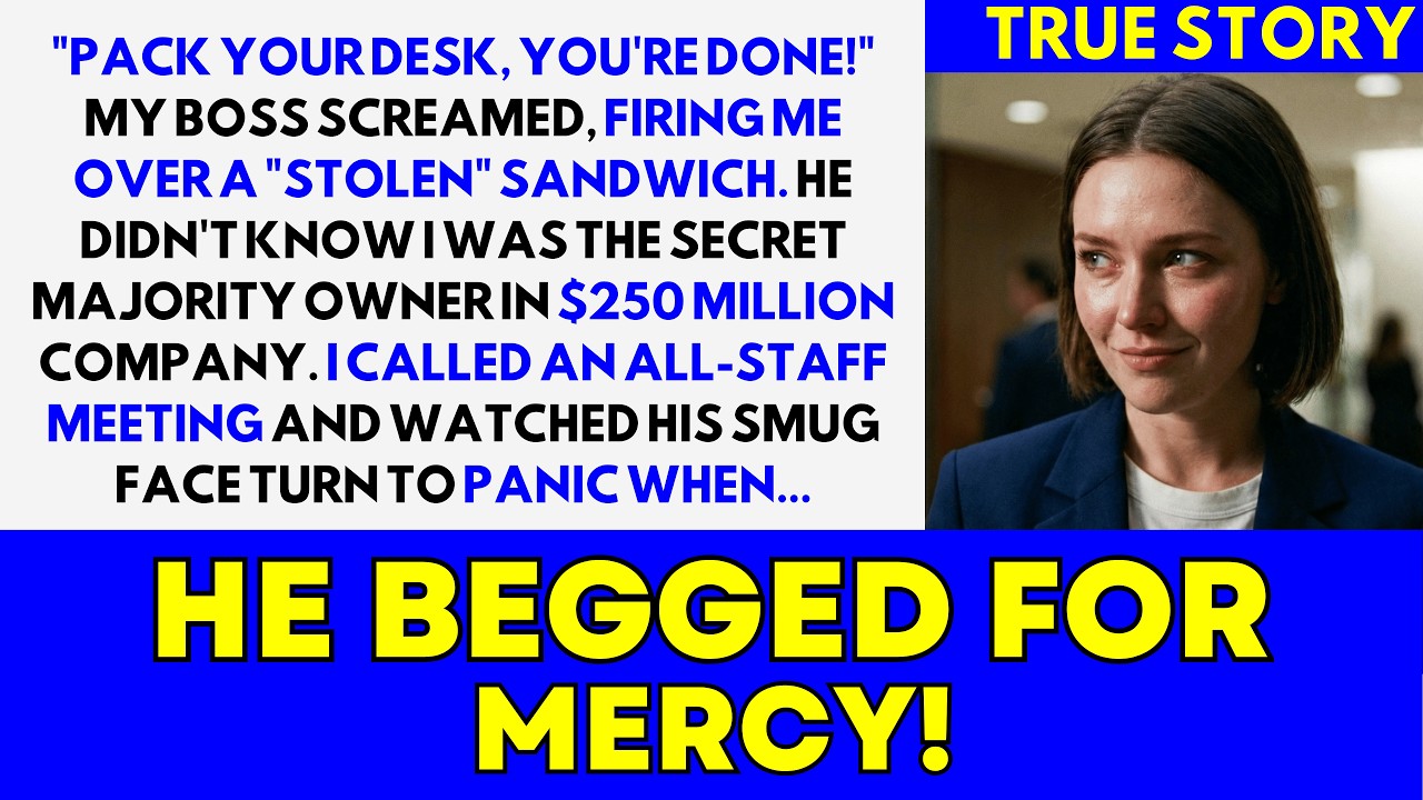 Boss Fired Me Over A $28.50 Sandwich. He Didn’t Know I Just Bought His $250M Company...
