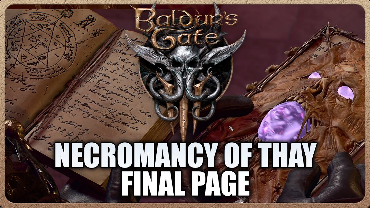 How To Open Necromancy Of Thay In Baldur's Gate 3