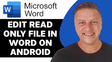 How to Edit Read Only File in Word on Android | Microsoft Word Tutorial 2025