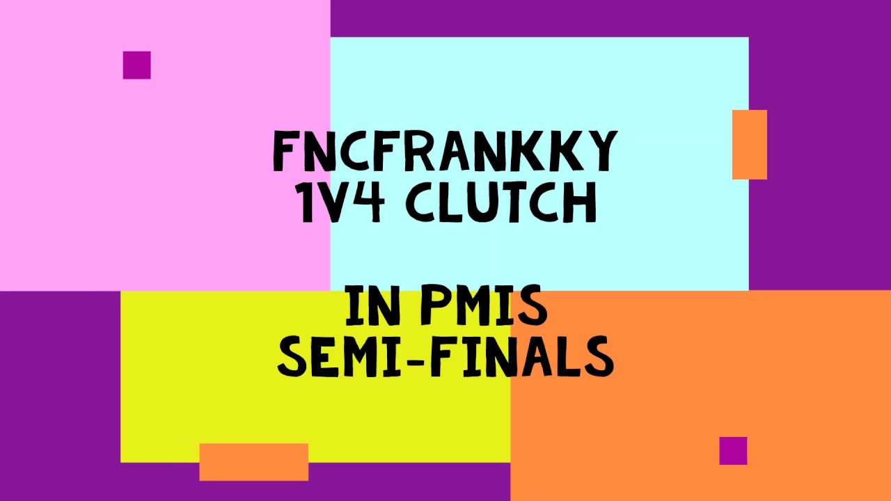 Fnatic Franky 1v4 in PMIS | Best clutch in PMIS | Fnatic Owais | Franky