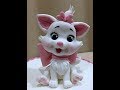 Кошечка Мари ( Кошка Мари из мастики )/Marie Cat fondant tutorial