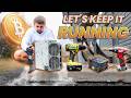 Trying to keep my Bitcoin Mining Farm alive