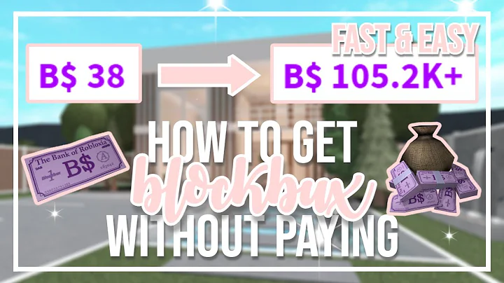 How To Get FREE Blockbux WITHOUT PAYING in Bloxburg (Roblox)