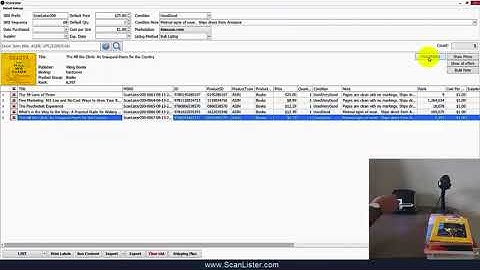 Amazon Listing Software - ScanLister