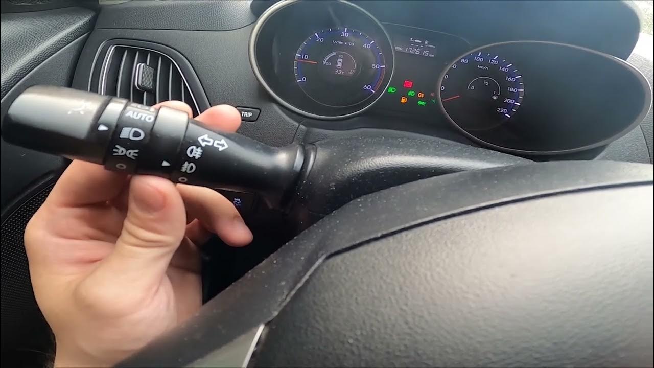 How to Enable or Disable Rear Antifog Lights in Hyundai ix35 ( 2010