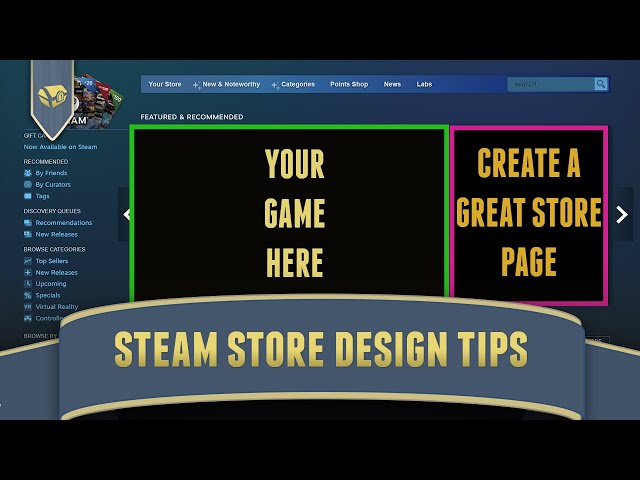 Steam's new store page boosts discovery and personalisation options