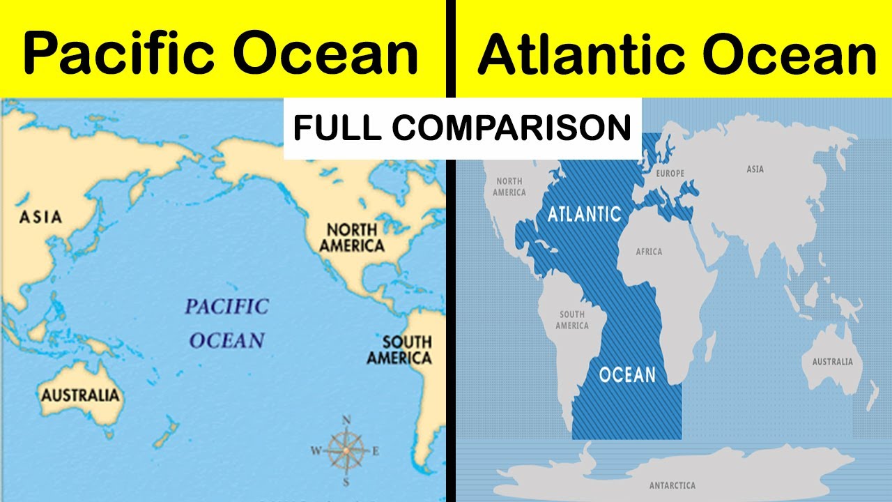 Pacific Ocean vs Atlantic Ocean Full Comparison in Hindi | Atlantic