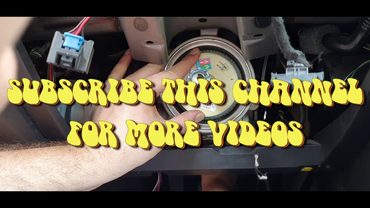 Kako Zameniti Senzor Polozaja Volana Opel Meriva, Replace Steering Sensor Opel Meriva