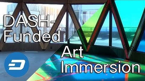 Artistic Visualization of the DASH Blockchain, PEER Summit in Utah Mountains