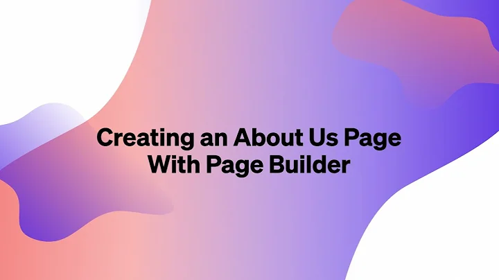 Design a Compelling About Us Page with Shogun Page Builder