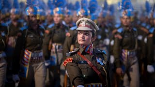CRPF contingent Rehersal for 26 January 2023 Parade