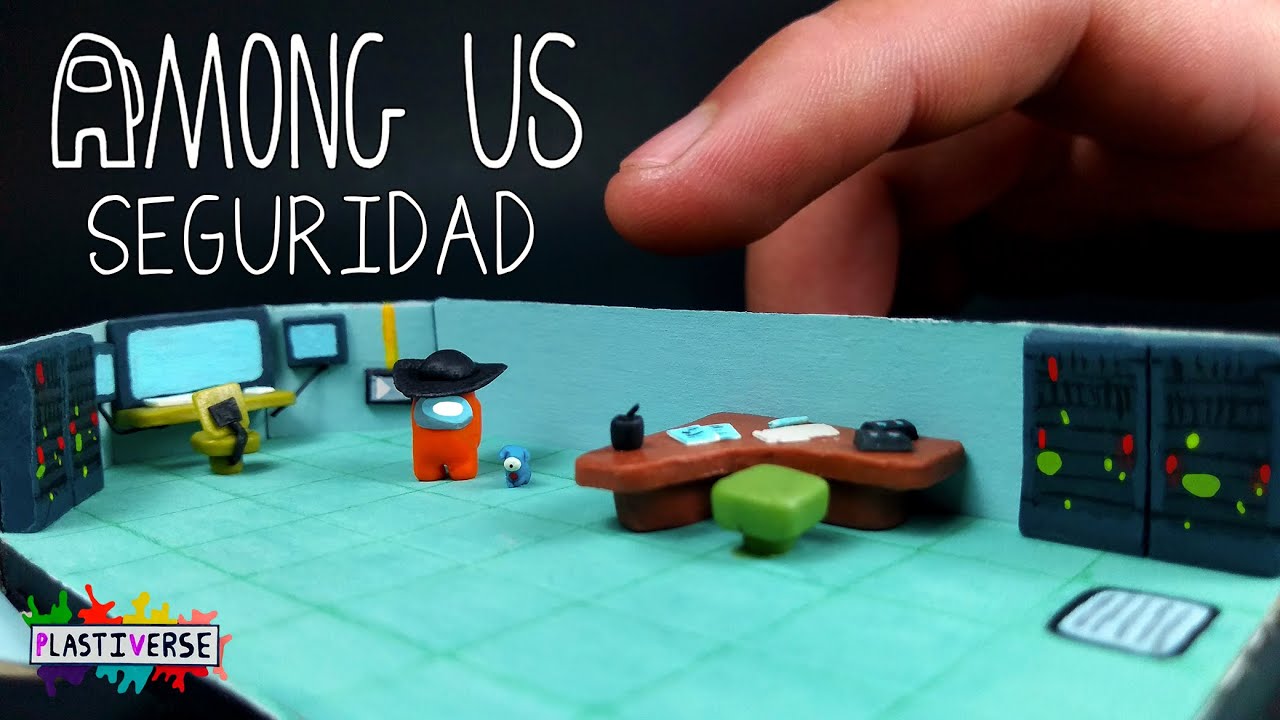 Making AMONG US ➤ Miniature Diorama! ☆ Polymer Clay Tutorial 