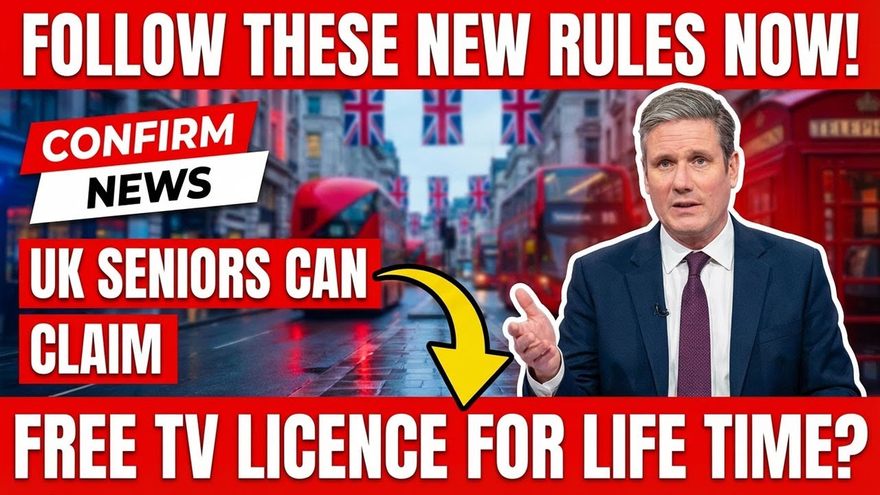 🚨 В Великобритании пенсионеры старше 60 лет могут получить БЕСПЛАТНУЮ телевизионную лицензию на в...