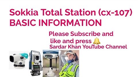 Sokkia Total Station (cx-107) Basic Information