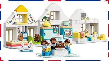 🐱🍕🎉   Lego Duplo town modular playhouse part2   🏡🛣🐶