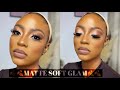 In-Depth FULL FACE FLAWLESS MAKE UP TUTORIAL ||  SOFT GLAM  *Beginner Friendly* #darkskin #brownskin