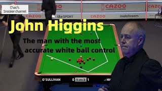 John Higgins The man with the most accurate white ball control