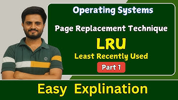 LRU - least recently used |Page Replacement Technique |operating systems | All universities
