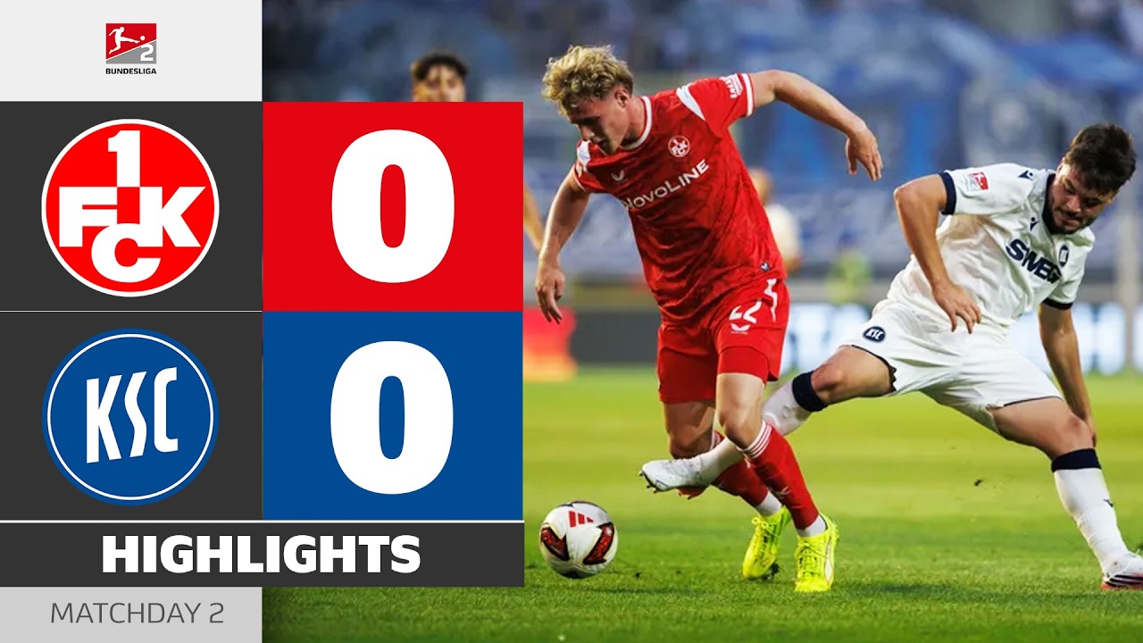 KAISERSLAUTERN - KARLSRUHER SC | Highlights | Matchday 2 - Bundesliga 2 2026/27