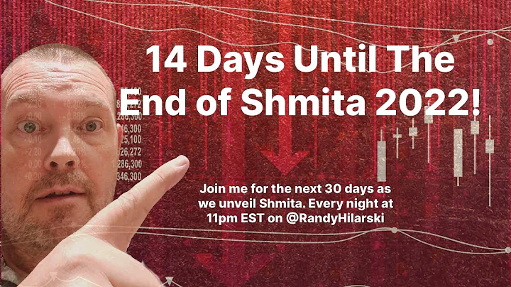 Day 14 Countdown to The End of Shmita 2022.