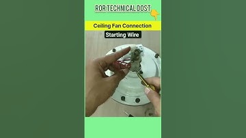 Thumbnail of #Celling fan Connection # new # Electrical  work #  ei regalo  #mayel jimenez  # technical #fan