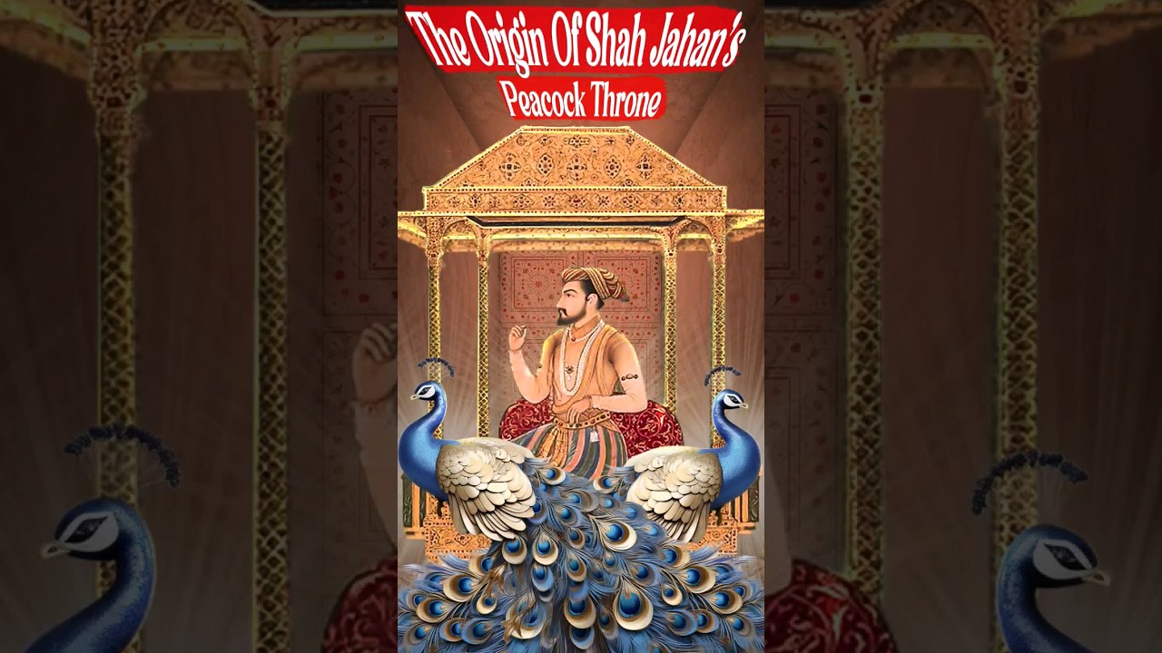 The Origin Of Shah Jahan's Peacock THRONE! 🦚💎 | #Edventure #shorts #pst