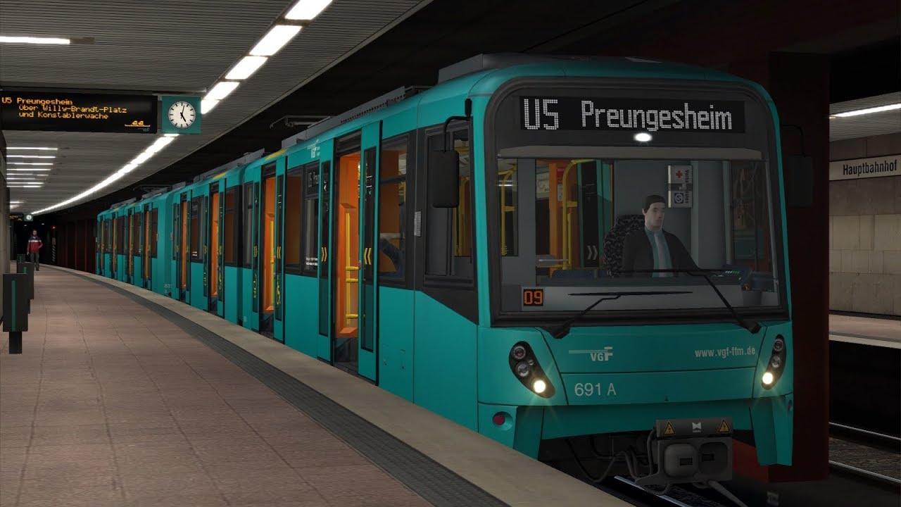 Train Simulator 2019 U Bahn Frankfurt 2 Train Simulator 2019 U-Bahn Frankfurt II: Line U5 Gameplay (U5