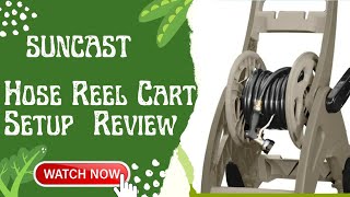 How To Connect & Setup A Suncast Mobile Hose Cart and Review. #waterhose  #Yard #howto 