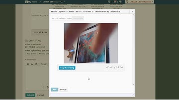 "Record Video" in D2L Dropbox