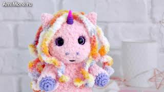 Амигуруми: схема Единорожка. Игрушки вязаные крючком - Free crochet patterns.