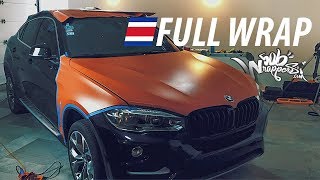 Bmw X6 Full Wrap Matt Red By 506Wrappers