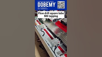 Flowdrill auto CNC machine tapping square tube M8