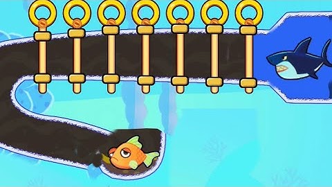 save the fish game | Pull the Pin Next Level 960 to 1000 Level gameplay | who will win shark fish