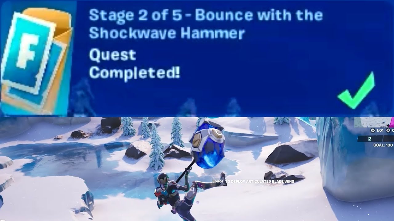 Bounce with the Shockwave Hammer Fortnite YouTube