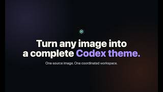 GptSkin — Turn Any Image Into a Complete Codex Theme